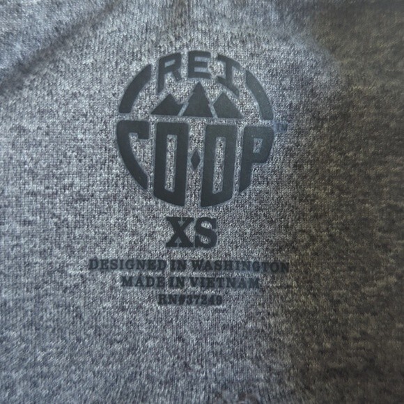 REI Co-Op Soft Gray Cropped Leggings XS Workout Active Outdoor Pants 3/4 Length - Picture 2 of 5